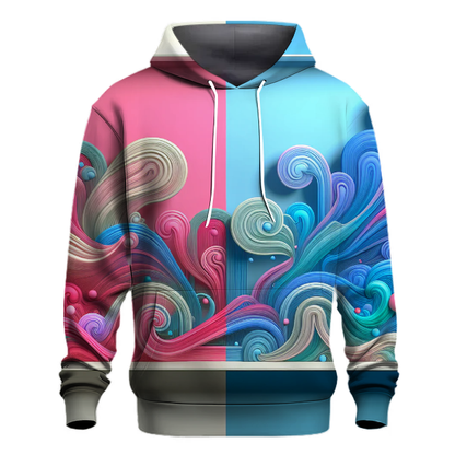 Whimsical Cotton Candy Burst Hoodie