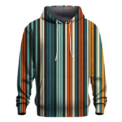 Vintage Striped Symphony Hoodie