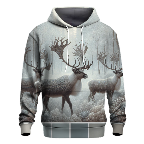 Enchanted Reindeer Forest Hoodie