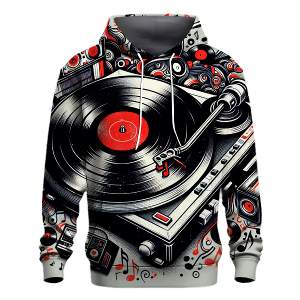 Vintage Vinyl Vortex Hoodie