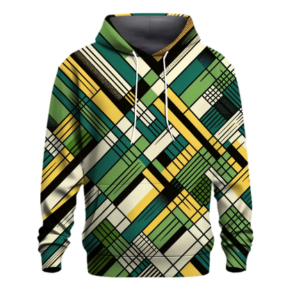 Vintage Plaid Power Hoodie