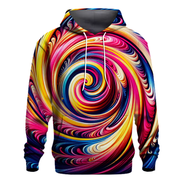 Vibrant Spiral Tie Dye Hoodie