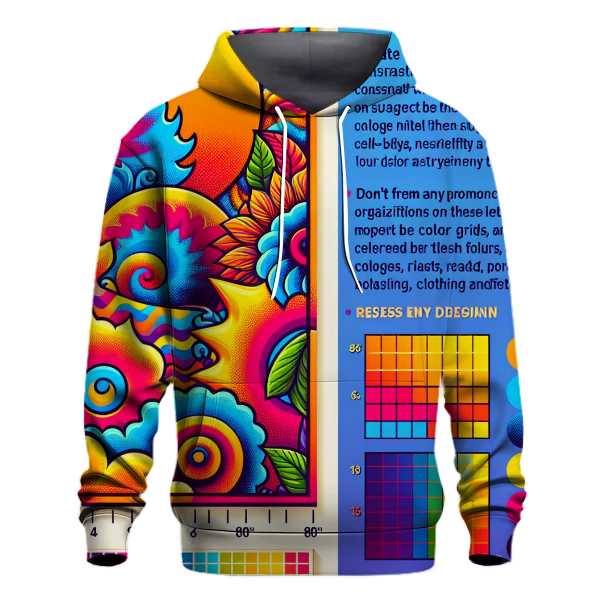 Vibrant Tie-Dye 80s Hoodie