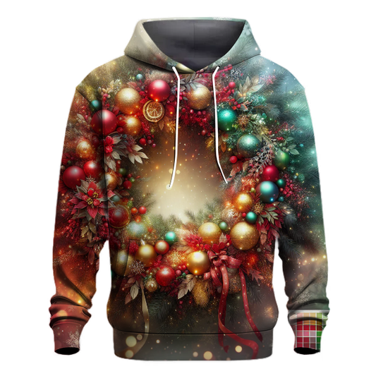 Whimsical Wreath Wonderland Hoodie