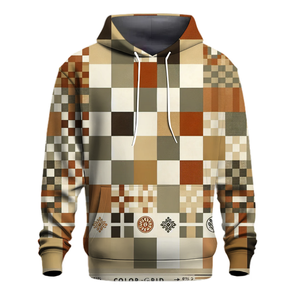 Vintage Vibes Checkerboard Hoodie