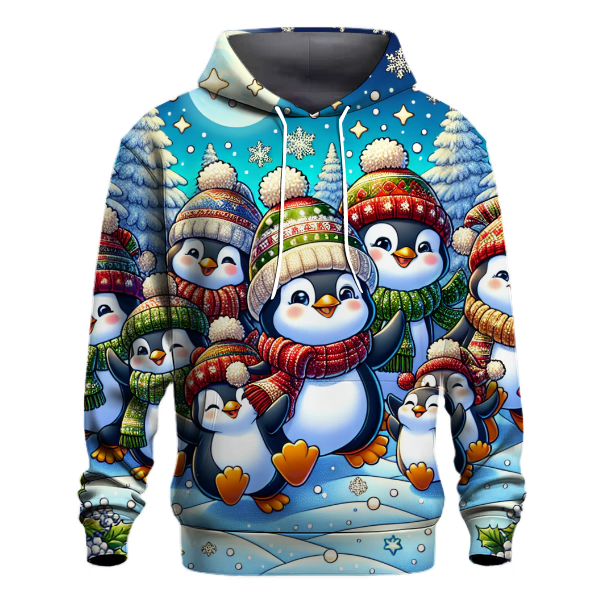 Winter Wonderland Penguin Parade Hoodie