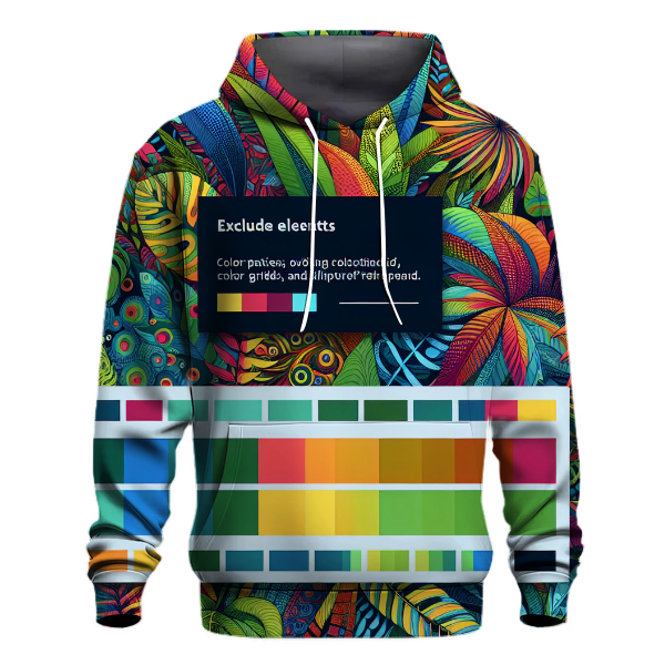 Abstract Jungle Harmony Hoodie