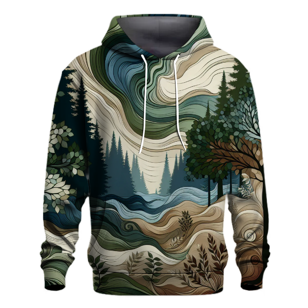 Lush Forest Hues Hoodie