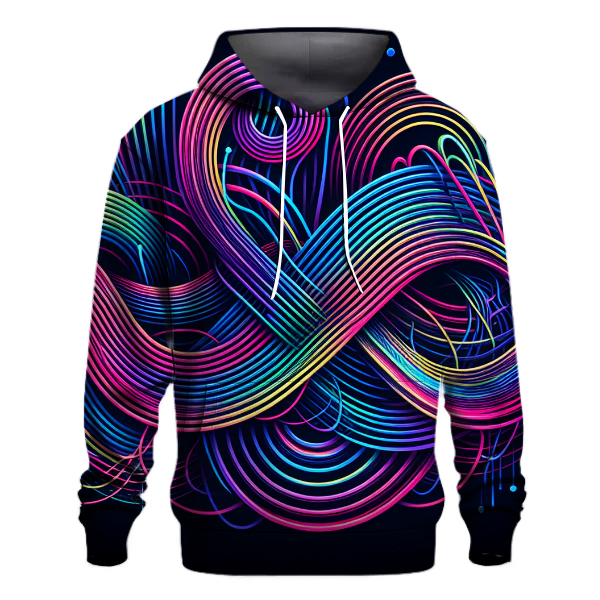 Retro Synth Groove Hoodie