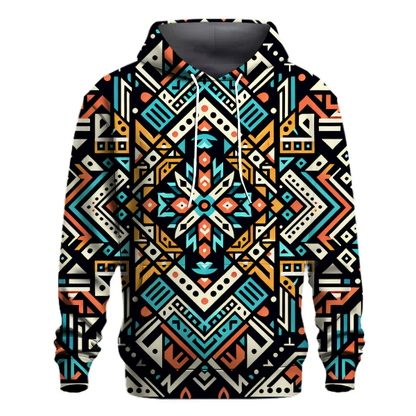 Vibrant Tribal Hoodie