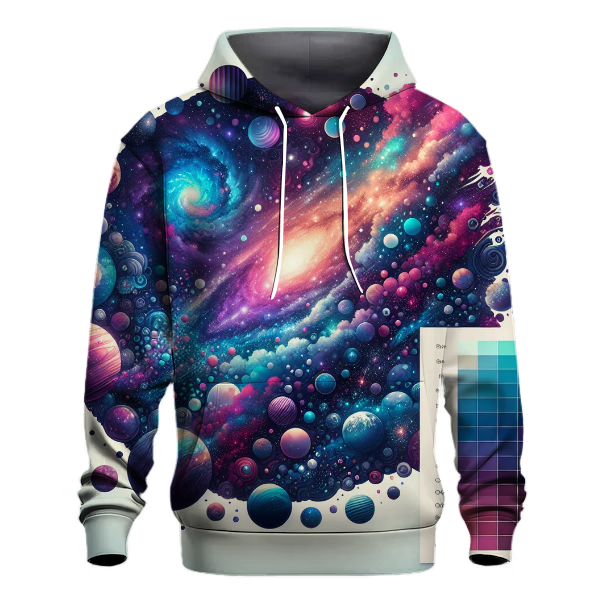 Vibrant Cosmic Journey Hoodie