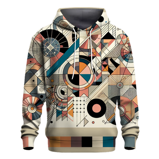 Timeless Geometric Elegance Hoodie