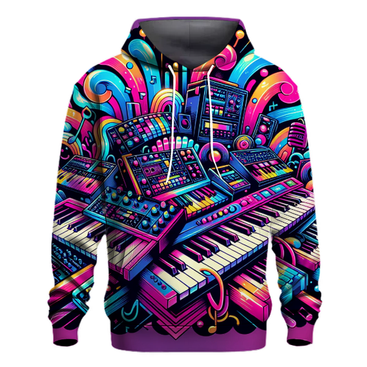 Retro Synthwave Music Hoodie