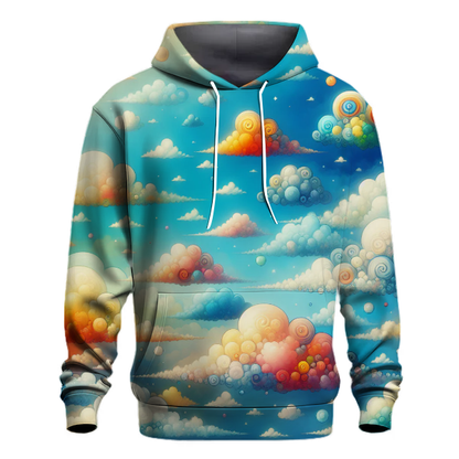 Whimsical Cloudy Skies Hoodie