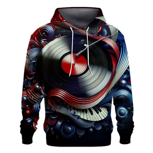 Vinyl Record Revolution Design Hoodie