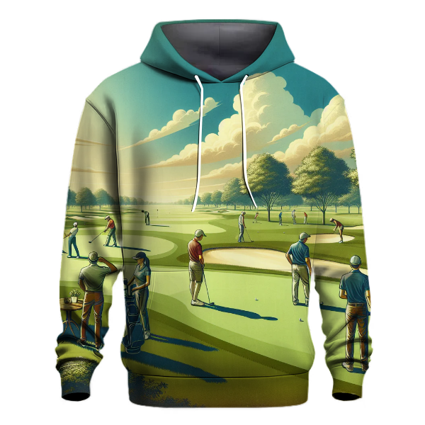 Whimsical Golf Enthusiast Hoodie