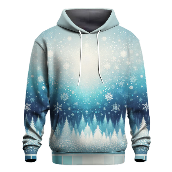 Snowy Forest Gradient Hoodie