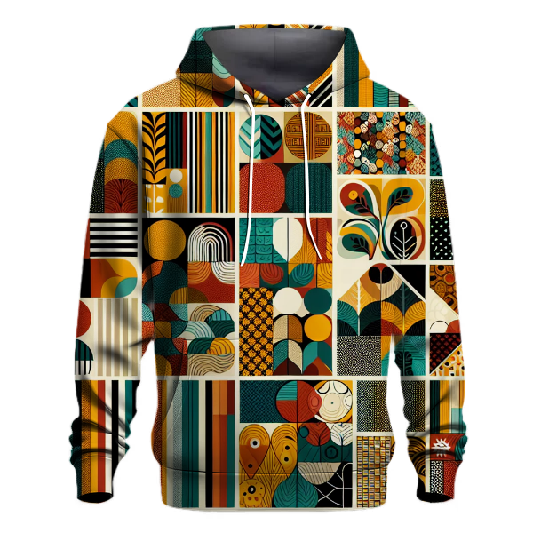 Vivid Patchwork Dream Hoodie