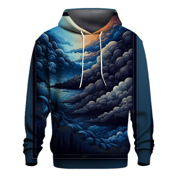 Sapphire Storm Gradient Hoodie