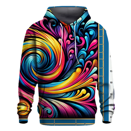 Vibrant Groovy Swirls Hoodie