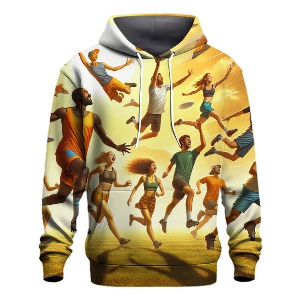 Ultimate Frisbee - Play with Passion Hoodie