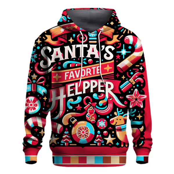 Santas Favorite Helper Hoodie