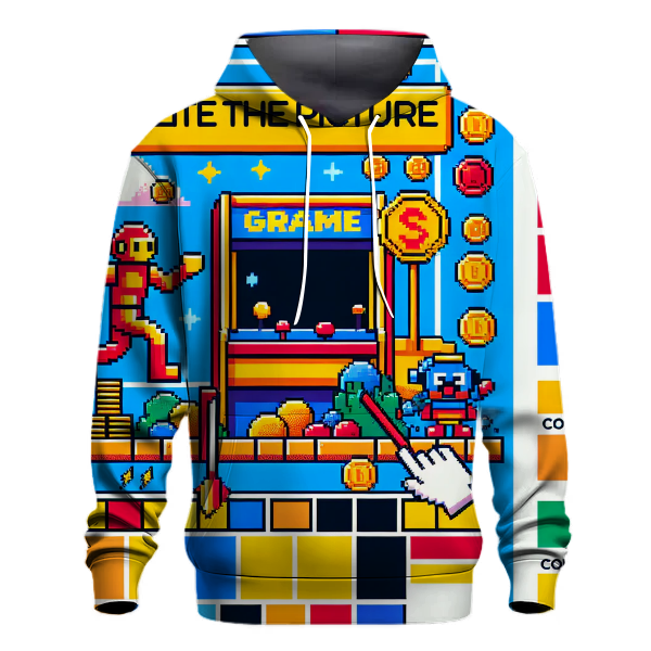 Vintage Video Game Arcade Hoodie