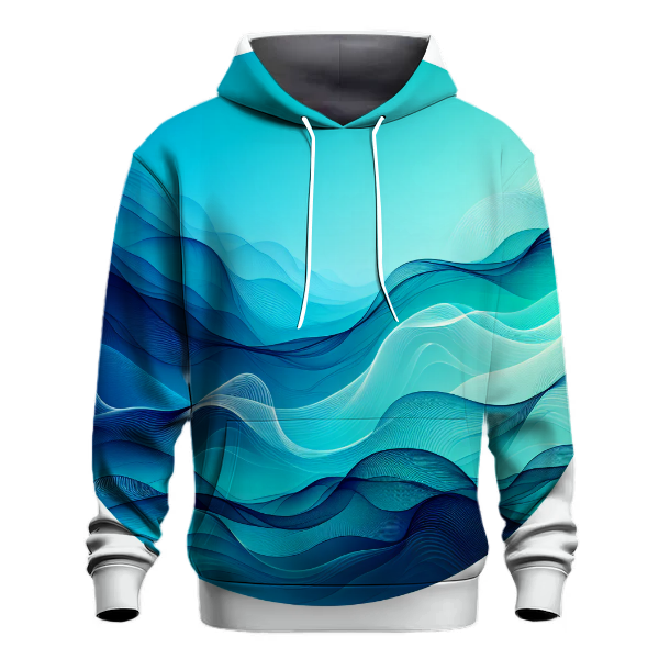 Sapphire Ocean Tide Hoodie