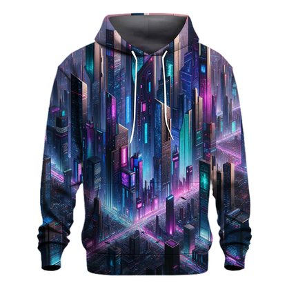 Futuristic Cyber City Hoodie