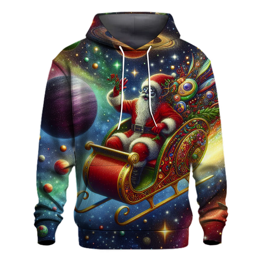 Santa Claus in Outer Space Hoodie