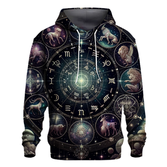 Cosmic Zodiac Signs Hoodie