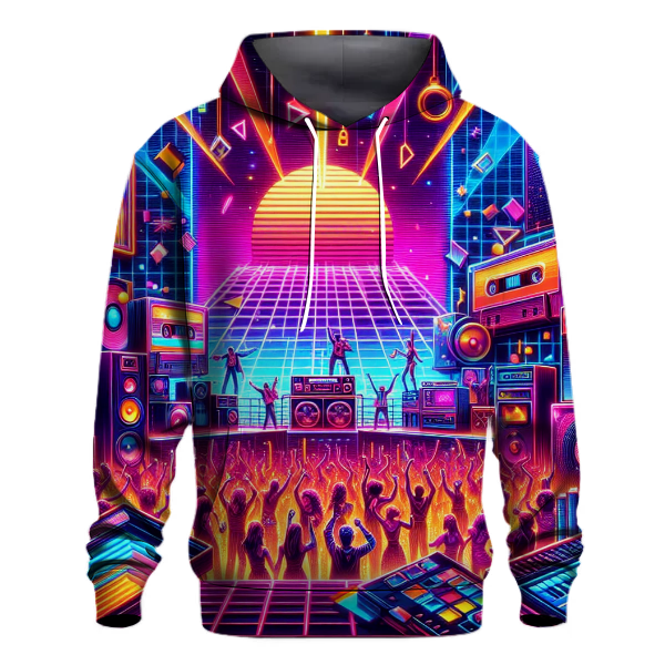 Retro Synth Adventure Hoodie