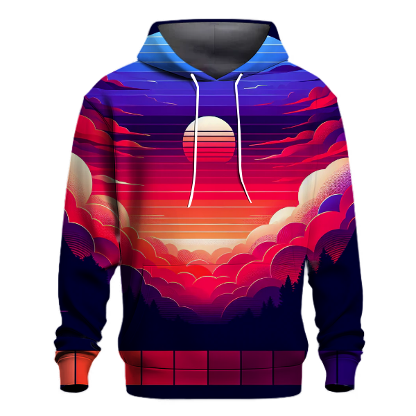 Vivid Horizon Gradient Hoodie