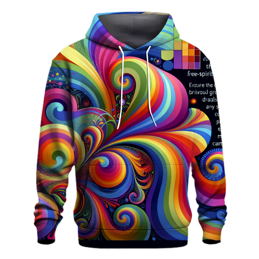 Abstract Rainbow Fusion Hoodie