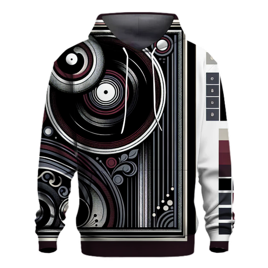 Vinyl Groove Lines Hoodie