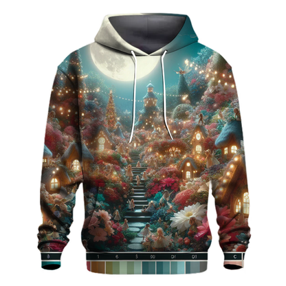 Whimsical Christmas Fairy Garden Hoodie