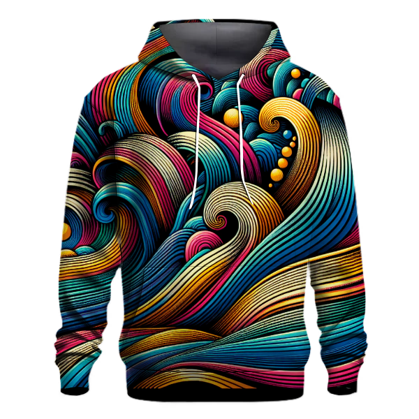 Technicolor Waveform Hoodie