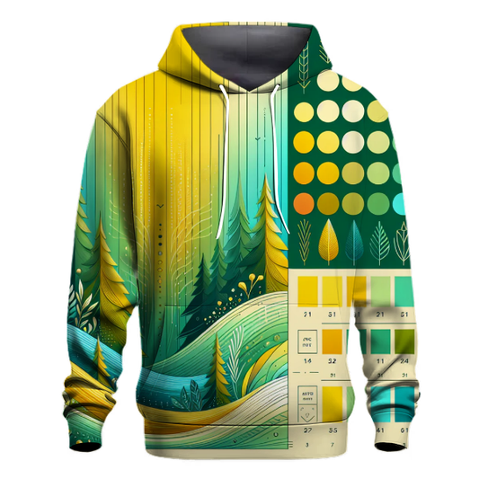 Vibrant Spring Meadow Gradient Hoodie