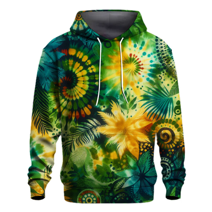 Vivid Jungle Design Hoodie