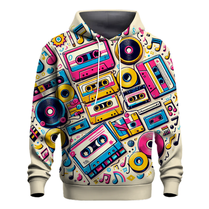 Vintage Cassette Charm Hoodie