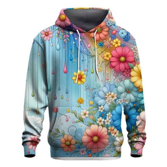 Whimsical Floral Rain Hoodie