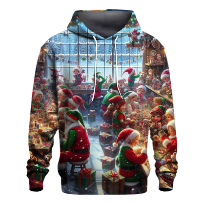 Santa's Workshop Elf Squad Hoodie