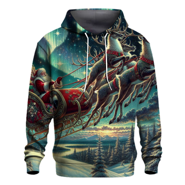 Santa's Sleigh Ride Spectacle Hoodie