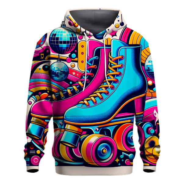 Vintage Roller Disco Dreams Hoodie