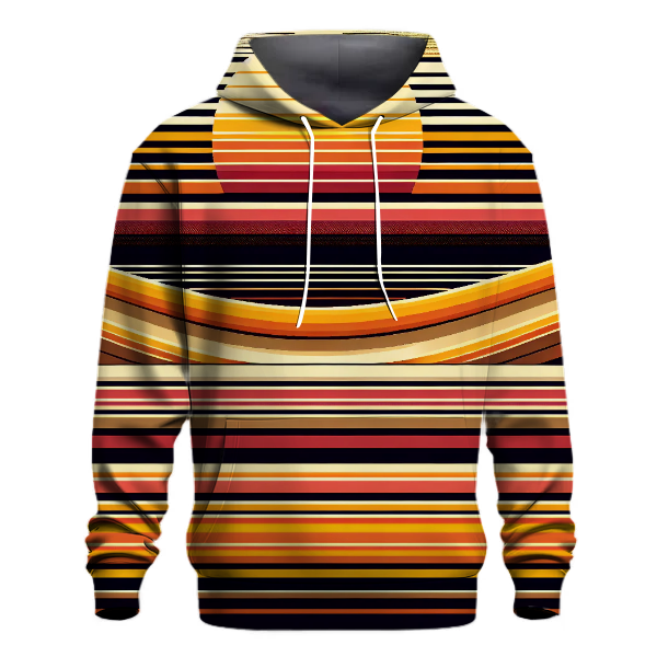 Sunset Stripe Bliss Hoodie