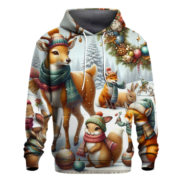 Winter Wonderland Animal Parade Hoodie