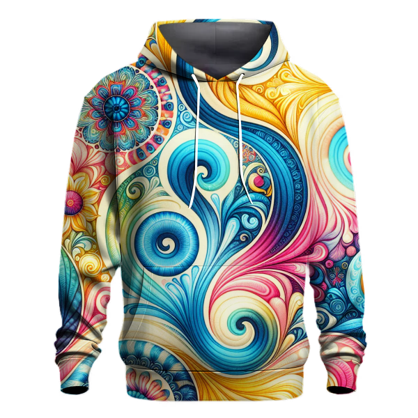 Vintage Tie-Dye Swirls Hoodie