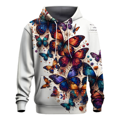 Whimsical Butterflies Design Hoodie