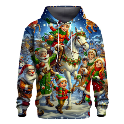 Whimsical Holiday Wonderland Hoodie