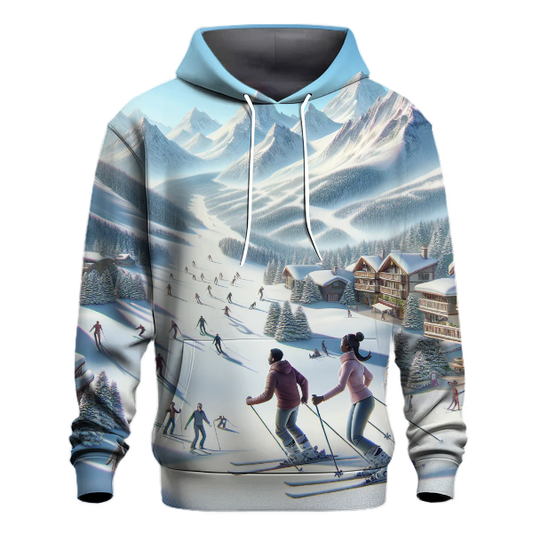 Skiing Motion Hoodie